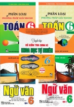 Combo Bộ Sách Tham Khảo Toán – Văn – Khoa Học Tự Nhiên Lớp 6 (Bám Sát SGK Chân Trời Sáng Tạo) (Bộ 5 Cuốn)