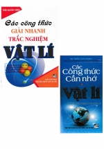 Combo Các Công Thức Giải Nhanh Trắc Nghiệm Vật Lí + Các Công Thức Cần Nhớ Môn Vật Lí (Bộ 2 Cuốn)