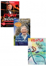 Combo Cách Sống + Quả Táo Thần Kỳ Của Kimura + Honda – Sức Mạnh Của Những Giấc Mơ (Bộ 3 Cuốn)