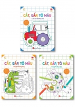 Combo Cắt, Gấp, Tô Màu (Bộ 3 Cuốn)