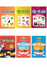 Combo Chuẩn Bị Cho Bé Vào Lớp 1 (3-4 Tuổi) (Bộ 6 Cuốn)