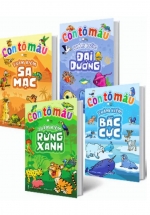 Combo 4 Cuốn Con Tô Màu Thám Hiểm (Đại Dương – Rừng Xanh – Sa Mạc – Bắc Cực)