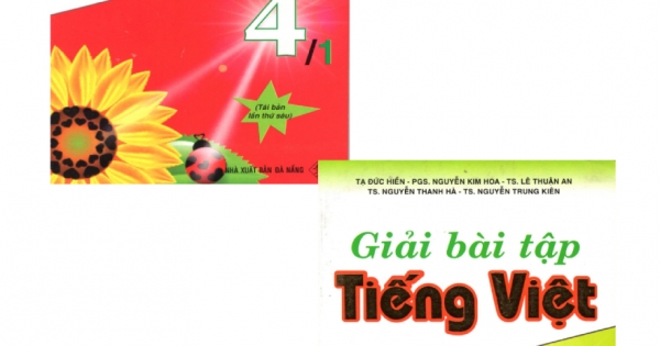 Combo Giải Bài Tập Tiếng Việt 4 Tập 1+2 (Bộ 2 Cuốn)