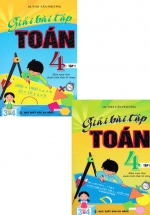 Combo Giải Bài Tập Toán 4 – Hồng Ân (Bộ 2 Cuốn)
