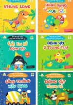 Combo Hình Dán Ngộ Nghĩnh Phát Triển Khả Năng Quan Sát (Bộ 6 Cuốn)