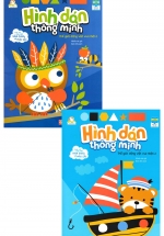 Combo Hình Dán Thông Minh – Thế Giới Động Vật Vui Nhộn 1 +2 (Bộ 2 Tập)