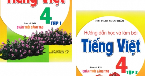 Combo Hướng Dẫn Học Và Làm Bài Tiếng Việt 4 – Tập 1 + 2 (Bám Sát SGK Chân Trời Sáng Tạo) (Bộ 2 Cuốn)