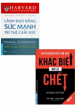 Combo Khác Biệt Hay Là Chết + Lãnh Đạo Bằng Sức Mạnh Trí Tuệ Cảm Xúc (Bộ 2 Cuốn)