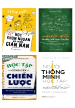 Combo Kỹ Năng Học Tập: Người Giỏi Không Bởi Học Nhiều + Học Tập Cũng Cần Chiến Lược + Người Thông Minh Học Tập Như Thế Nào + Học Khôn Ngoan Mà Không Gian Nan (Bộ 4 Cuốn)