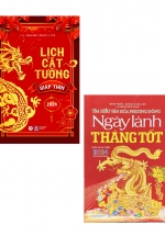 Combo Lịch Cát Tường Giáp Thìn 2024 + Ngày Lành Tháng Tốt Năm Giáp Thìn 2024 (Bộ 2 Cuốn)