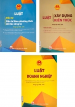 Combo Luật Đầu Tư – Đầu Tư Theo Phương Thức Đối Tác Công Tư + Luật Xây Dựng – Luật Kiến Trúc + Luật Doanh Nghiệp (Song Ngữ Anh-Việt) (Bộ 3 Cuốn)