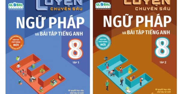 sach combo luyen chuyen sau ngu phap va bai tap tieng anh 8 tap 1 2 theo chuong trinh gdpt moi global success bo 2 cuon FB - Tuyển Chọn Sách Hay