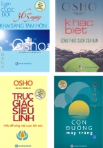 Combo Osho – Trực Giác Siêu Linh – Hiểu Để Sống Một Cuộc Đời Mới + Luận Về Cuộc Đời – 365 Ngày Khai Sáng Tâm Hồn + Khác Biệt – Sống Theo Cách Của Bạn + Con Đường Mây Trắng (Bộ 4 Cuốn)