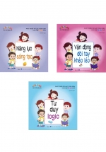 Combo Phát Triển Trí Lực Toàn Diện Cho Trẻ 4 – 6 Tuổi: Năng Lực Sáng Tạo + Vận Động Đôi Tay Khéo Léo + Tư Duy Logic (Bộ 3 Cuốn)