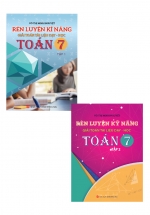 Combo Rèn Luyện Kĩ Năng Giải Toán Tài Liệu Dạy-Học Toán 7 Tập 1+2 (Bộ 2 Cuốn)
