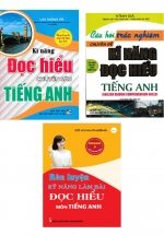 Combo Rèn Luyện Kỹ Năng Làm Bài Đọc Hiểu Môn Tiếng Anh + Câu Hỏi Trắc Nghiệm Chuyên Đề Kỹ Năng Đọc Hiểu Tiếng Anh + Kĩ Năng Đọc Hiểu Chuyên Sâu Tiếng Anh (Bộ 3 Cuốn)