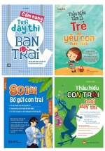 Combo Sách Đồng Hành Cùng Con Trai Tuổi Dậy Thì (4 Cuốn)