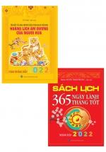 Combo Sách Lịch – 365 Ngày Lành Tháng Tốt – Nhâm Dần 2022 + Tìm Hiểu Văn Hóa Phương Đông Theo Quan Niệm Xem Hoàng Lịch Âm Dương Của Người Xưa 2022 (Bộ 2 Cuốn)