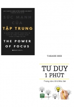Combo Sách Sức Mạnh Của Tập Trung + Tư Duy 1 Phút (Bộ 2 Cuốn)
