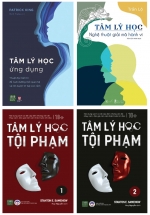Combo Sách Tâm Lý Hay Nhất: Tâm Lý Học Tội Phạm – Tập 1 + Tâm Lý Học Tội Phạm – Tập 2 + Tâm Lý Học Ứng Dụng + Tâm Lý Học – Nghệ Thuật Giải Mã Hành Vi (Bộ 4 Cuốn)