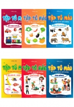 Combo Tập Tô Màu – Bé Làm Quen Môi Trường 1 (Bộ 6 Cuốn)