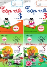 Combo Tập Viết + Vở Viết Đúng, Viết Đẹp Lớp 3 (Dùng Chung Cho Các Bộ SGK Hiện Hành) (Bộ 4 Cuốn)