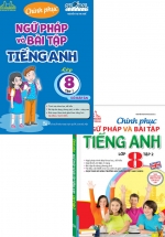 Combo The Langmaster – Chinh Phục Ngữ Pháp Và Bài Tập Tiếng Anh Lớp 8 (Bộ 2 Cuốn)