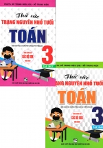 Combo Thử Sức Trạng Nguyên Nhỏ Tuổi Môn Toán Lớp 3 (Dùng Chung Cho Các SGK Mới Hiện Hành) (Bộ 2 Cuốn)