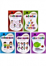 Combo Thực Hành Kĩ Năng Toán Cho Trẻ Mẫu Giáo (Bộ 5 Cuốn)