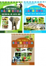 Combo Tri Thức Bách Khoa: Các Loài Voi – Hổ – Sư Tử – Gấu +  Côn Trùng, Động Vật, Con Người, Thực Vật + Côn Trùng, Loài Cá, Động Vật Lưỡng Cư (Bộ 3 Cuốn)