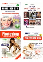 Combo Trọn Bộ Tự Học Photoshop Cho Người Mới Bắt Đầu (Bộ 4 Cuốn)