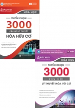 Combo Tuyển Chọn 3000 Câu Hỏi Lý Thuyết Hóa Vô Cơ + Hữu Cơ (Bộ 2 Cuốn)