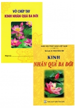 Combo Vở Chép Tay Kinh Nhân Quả Ba Đời + Kinh Nhân Quả Ba Đời (Bộ 2 Cuốn)