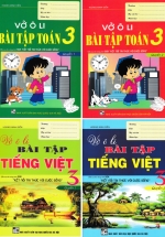 Combo Vở Ô Li Bài Tập Tiếng Việt + Toán 3 (Biên Soạn Theo Chương Trình SGK Kết Nối Tri Thức Với Cuộc Sống) (Bộ 4 Cuốn)