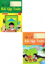 Combo Vở Ô Li Bài Tập Toán Lớp 4 – Quyển 1 + 2 (Biên Soạn Theo Chương Trình SGK Chân Trời Sáng Tạo) (Bộ 2 Cuốn)
