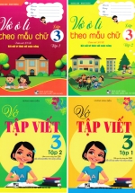 Combo Vở Ô Li Theo Mẫu Chữ + Vở Tập Viết Lớp 3 (Bám Sát SGK Kết Nối Tri Thức Với Cuộc Sống) (Bộ 4 Cuốn)