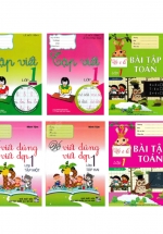 Combo Vở Tập Viết + Vở Bài Tập Toán Lớp 1 (Bộ 6 Cuốn)