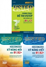 Combo VSTEP – Chinh Phục Kỹ Năng Nói – Viết Và Luyện Đề Thi Bậc B1-C1 (Bộ 3 Cuốn)