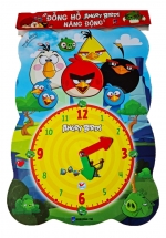 Đồng Hồ Angrybirds Năng Động – Dành Cho Bé Từ 3 – 6 Tuổi