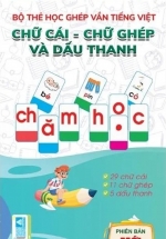 Flashcard – Bộ Thẻ Học Ghép Vần Tiếng Việt – Chữ Cái Chữ Ghép Và Dấu Thanh (Khổ Nhỏ – Bìa Xanh)