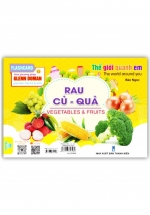 Flashcard Thế Giới Quanh Em: Rau Củ – Quả – Vegetables & Fruits (ND)