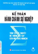 Kế Toán Hành Chánh Sự Nghiệp