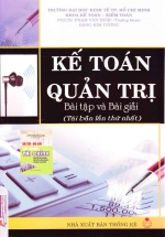 Kế Toán Quản Trị – Bài Tập Và Bài Giải