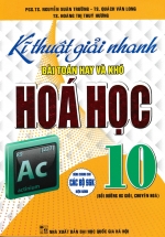 sach ki thuat giai nhanh bai toan hay kho hoa 10 L - Tuyển Chọn Sách Hay