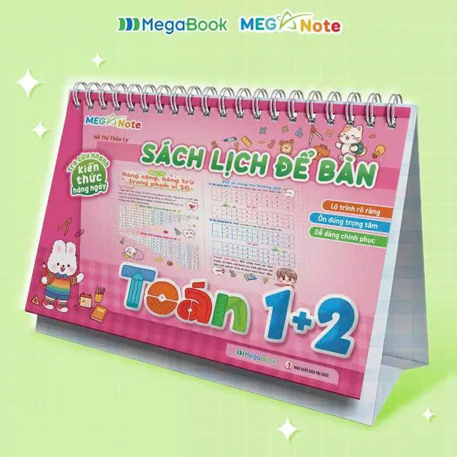 Sách Lịch Để Bàn – Tra Cứu Nhanh Kiến Thức Hàng Ngày Toán Lớp 1+2