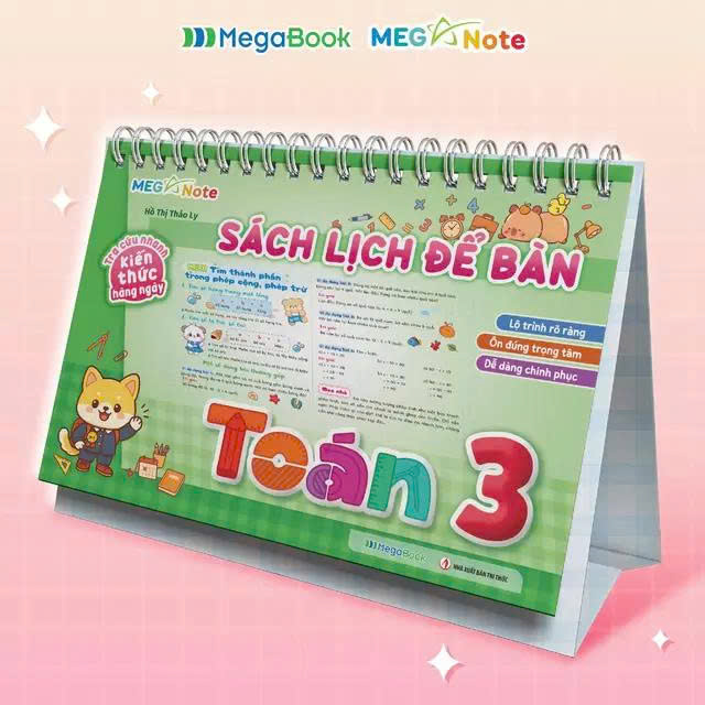 Sách Lịch Để Bàn – Tra Cứu Nhanh Kiến Thức Hàng Ngày Toán Lớp 3