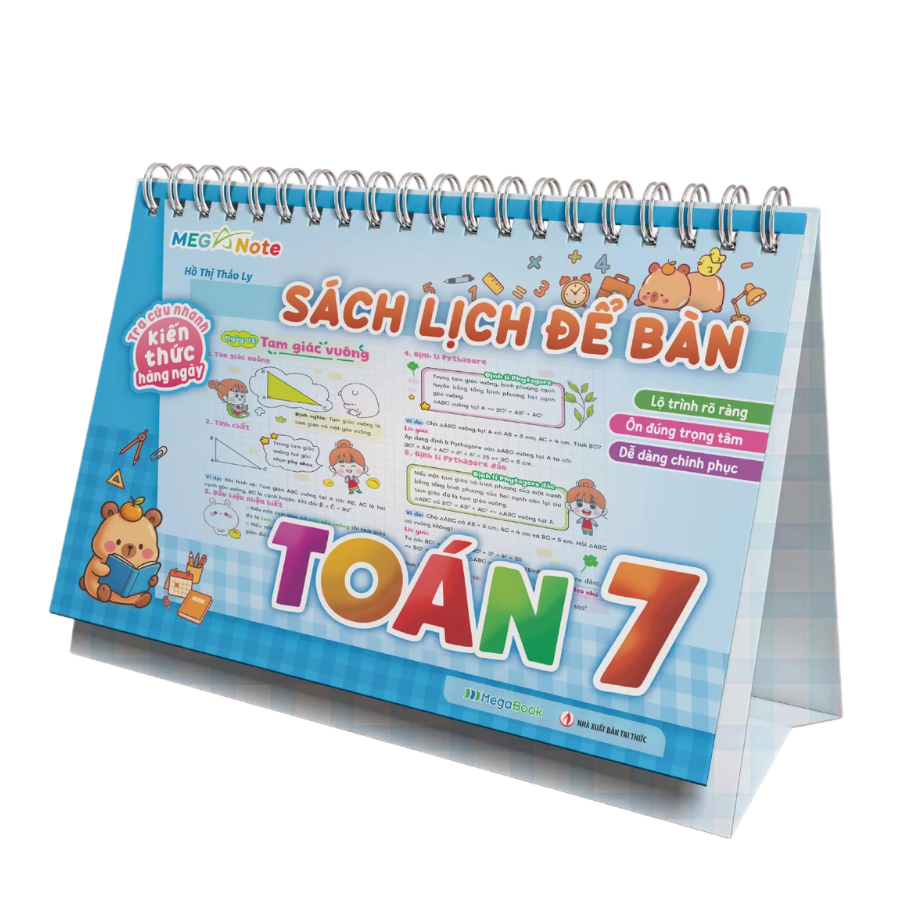 Sách Lịch Để Bàn – Tra Cứu Nhanh Kiến Thức Hàng Ngày Toán Lớp 7