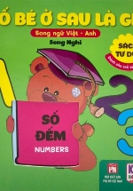 Sách Tư Duy – Đố Bé Ở Sau Là Gì? – Số Đếm (Song Ngữ Việt – Anh)