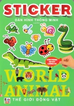 Sticker Dán Hình Thông Minh – Côn Trùng, Bò Sát, Lưỡng Cư