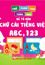 Thẻ Flashcard Thông Minh – Bé Tô Màu Chữ Cái Tiếng Việt ABC, 123